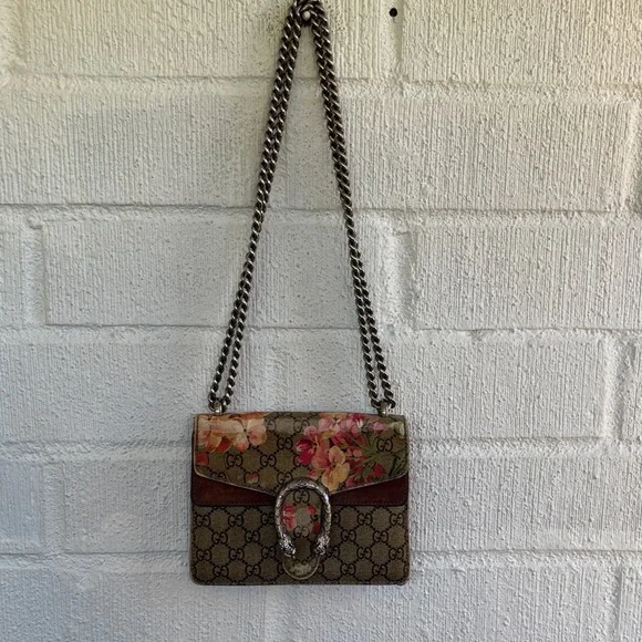 Gucci Monogram Floral Leather Dionysus Mini Crossbody - Picture 2 of 14